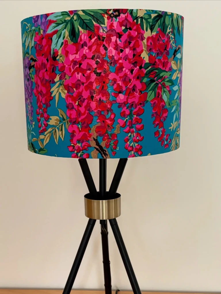 Philip Jacobs Wisteria in Teal Handmade