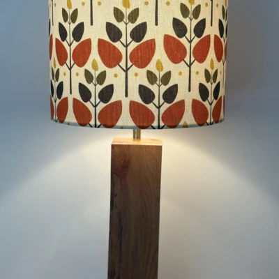 Ante Decor Cadiz – Burnt Umber handmade lampshade Suffolk