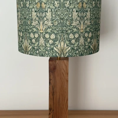 William Morris Snakeshead – Forest Green lampshade