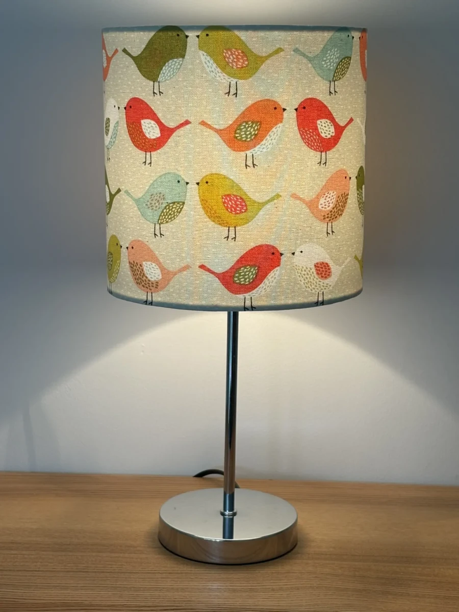 Birds Fabric – Multi handmade in Suffolk Bespoke