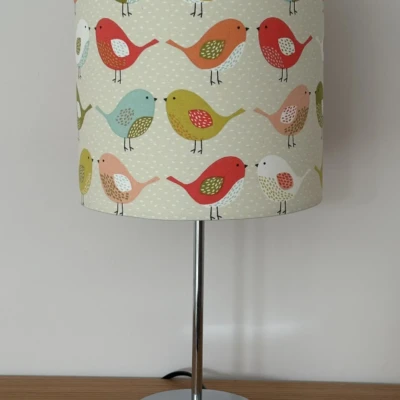 Birds Fabric – Multi handmade in Suffolk Bespoke