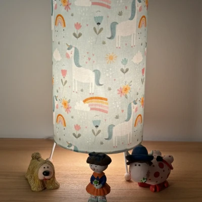 Childs Lamp – Unicorn handmade nursery bespoke Suffolk