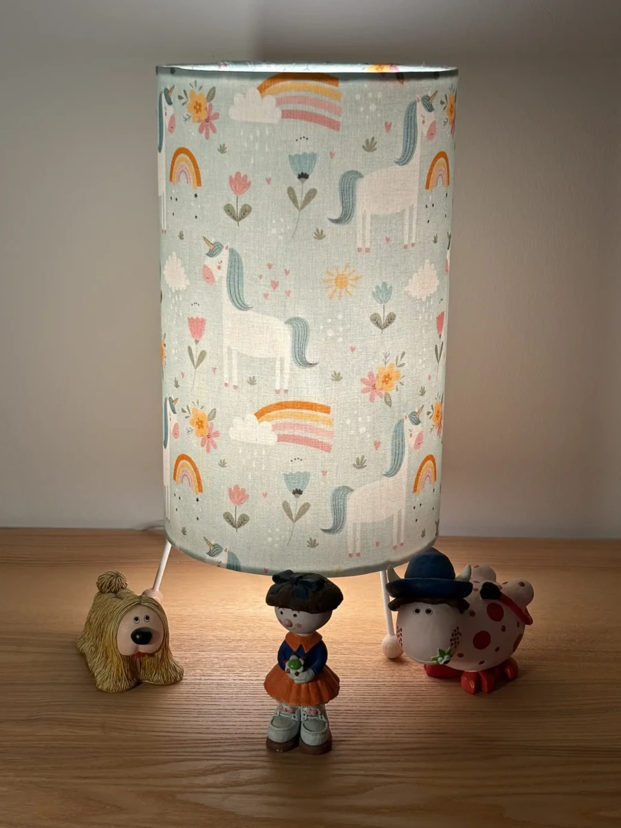 Childs Lamp – Unicorn handmade nursery bespoke Suffolk