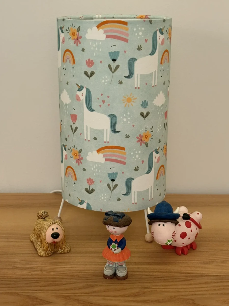 Childs Lamp – Unicorn handmade nursery bespoke Suffolk