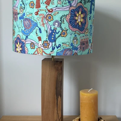 Liberty Sir Grayson Perry handmade lampshade bespoke